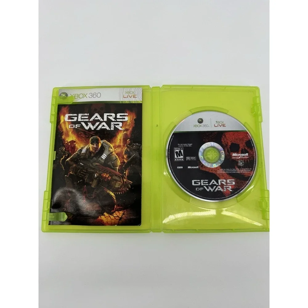 Gears of War Microsoft Xbox 360 Epic Games With Manual CIB‎